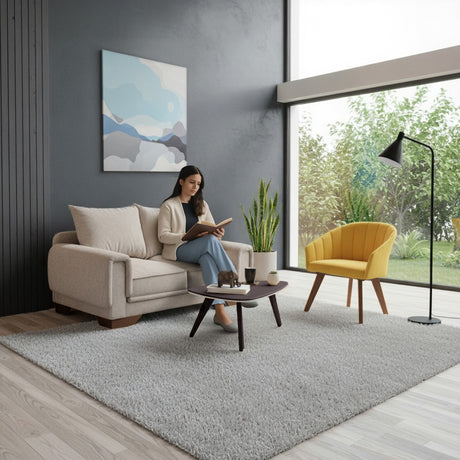 Mesa de Centro Drop Wengue 83x36cm Ovalado con Patas - MESAS DE CENTRO | Bylmo