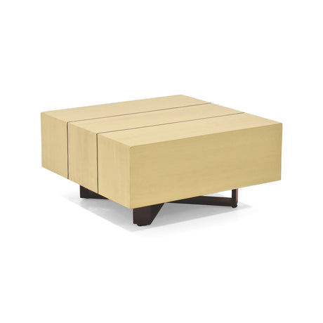 Mesa de Centro Veracruz Miel y Wengue 60x30cm Cuadrado con Patas - MESAS DE CENTRO | Bylmo