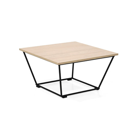 Mesa de Centro Leeds Oasis y Negro Metálico 60x35.5cm Cuadrado con Patas - MESAS DE CENTRO | Bylmo
