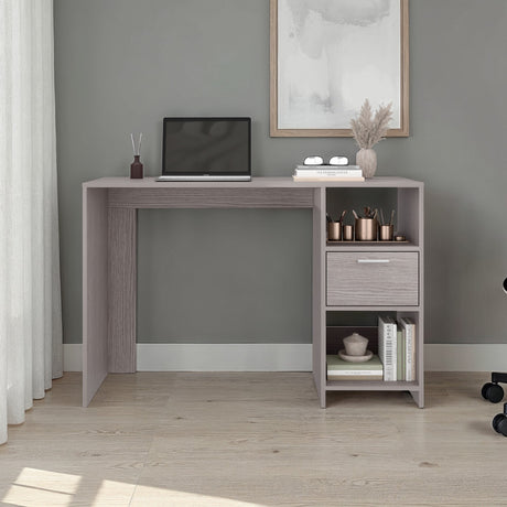 Escritorio Omma Gris Positano 110x73cm Con Un Cajón - ESCRITORIOS | Bylmo