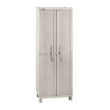 Armario para Ropa Rimax Rattan Taupe 65x189cm con Cinco Compartimientos y con Cuatro Entrepaños - CLOSETS | Bylmo