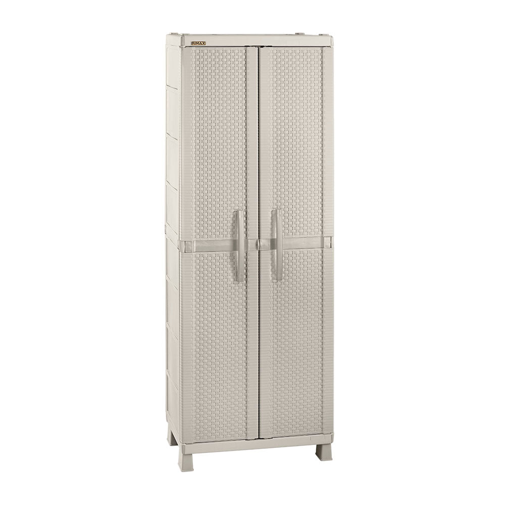 Armario para Ropa Rimax Rattan Taupe 65x189cm con Cinco Compartimientos y con Cuatro Entrepaños