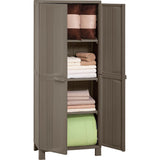 Armario para Ropa Rimax Home Moca 66.5x169.5cm con Cuatro Compartimientos y con Tres Entrepaños - CLOSETS | Bylmo