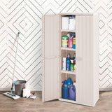 Armario para Ropa Rimax Home Almendra 67.6x163.3cm con Cuatro Compartimientos y con Tres Entrepaños - CLOSETS | Bylmo