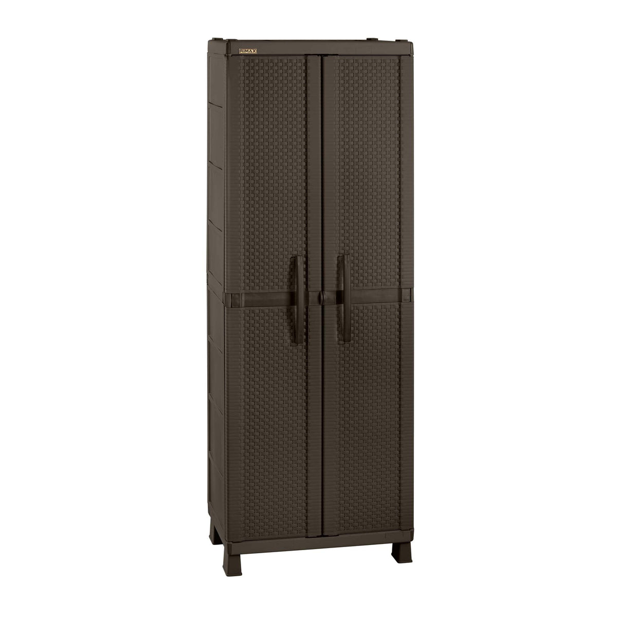 Armario para Ropa Rimax Rattan Wengue 65x189cm con Cinco Compartimientos y con Cuatro Entrepaños