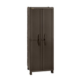 Armario para Ropa Rimax Rattan Wengue 65x189cm con Tres Compartimientos y con Dos Entrepaños - CLOSETS | Bylmo