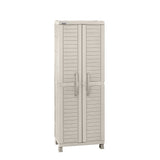 Armario para Ropa Rimax Barú Taupe 65x189cm con Cinco Compartimientos y con Cuatro Entrepaños - CLOSETS | Bylmo