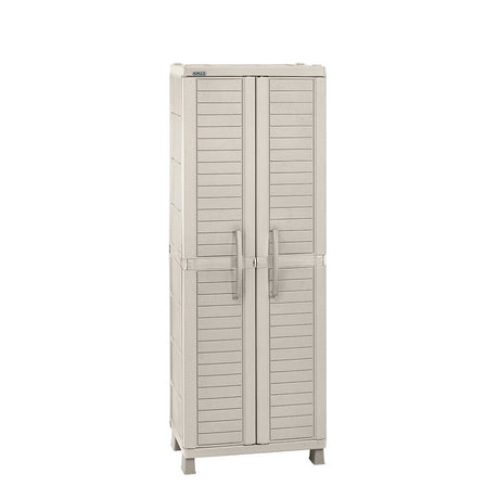 Armario para Ropa Rimax Barú Taupe 65x189cm con Cinco Compartimientos y con Cuatro Entrepaños
