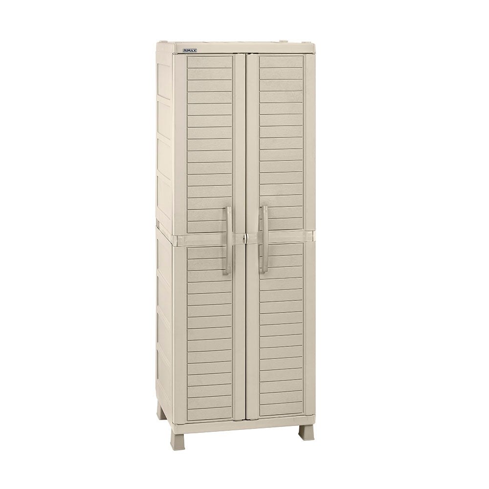 Armario para Ropa Rimax Barú Taupe 65x189cm con Tres Compartimientos y con Dos Entrepaños - CLOSETS | Bylmo