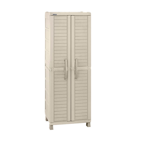 Armario para Ropa Rimax Barú Taupe 65x189cm con Tres Compartimientos y con Dos Entrepaños - CLOSETS | Bylmo
