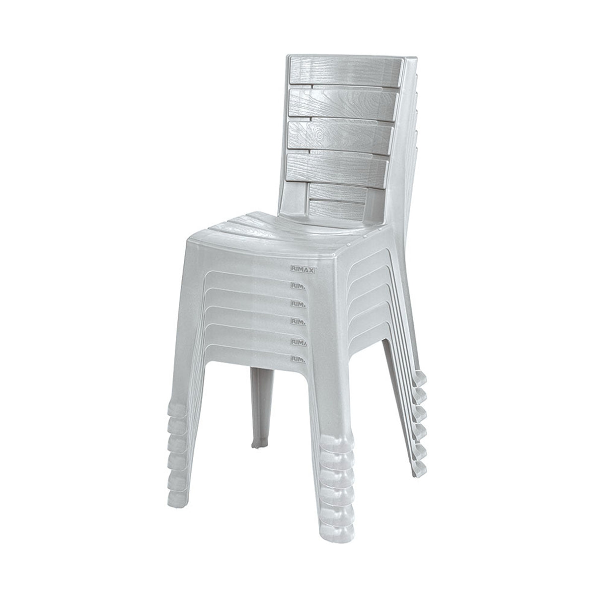Silla Rimax Barú Gris Hielo 46.9x81.6cm con Espaldor y sin Apoya Brazos - SILLAS Y BUTACOS | Bylmo