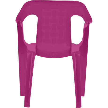 Silla Infantil Rimax Estrella Fucsia 38x53.5cm con Espaldor y con Apoya Brazos - SILLAS Y BUTACOS | Bylmo