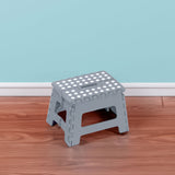 Butaco Rimax Plegable Gris 31.5x22cm sin Espaldar y sin Apoya Brazos - SILLAS Y BUTACOS | Bylmo