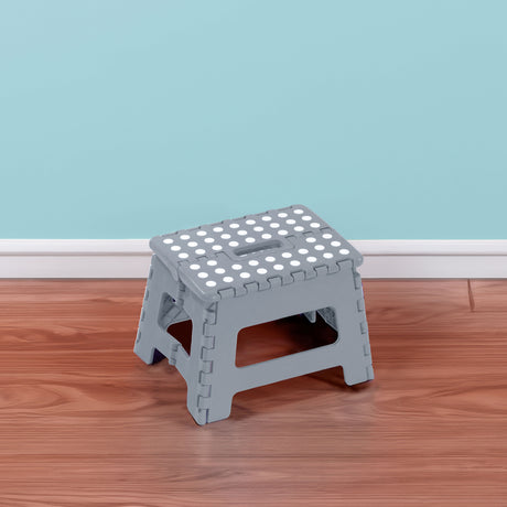 Butaco Rimax Plegable Gris 31.5x22cm sin Espaldar y sin Apoya Brazos - SILLAS Y BUTACOS | Bylmo