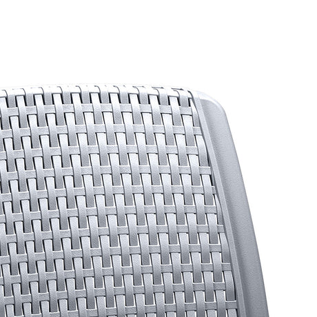 Silla Rimax Shia Gris 56x82.4cm con Espaldor y con Apoya Brazos - SILLAS Y BUTACOS | Bylmo