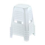 Butaco Rimax Blanco 41.5x46.2cm sin Espaldar y sin Apoya Brazos - SILLAS Y BUTACOS | Bylmo