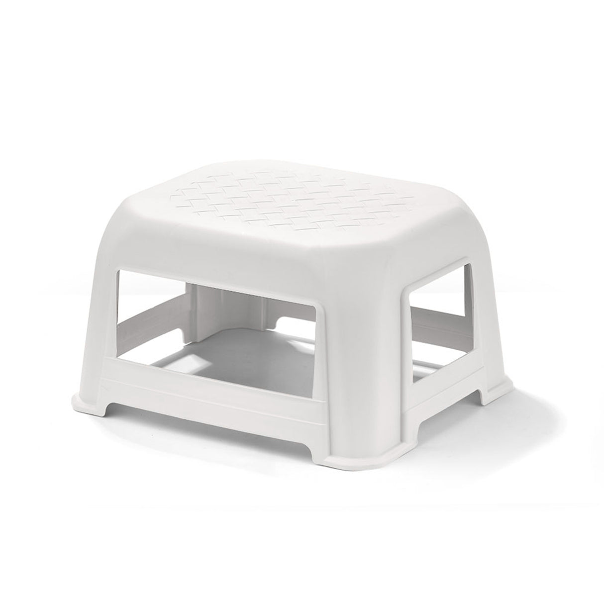 Butaco Rimax Blanco 41.5x23.7cm sin Espaldar y sin Apoya Brazos - SILLAS Y BUTACOS | Bylmo