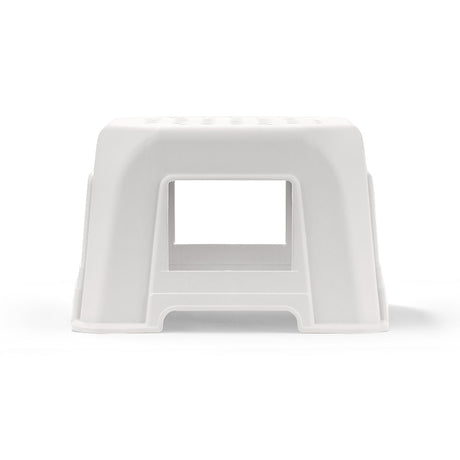 Butaco Rimax Blanco 41.5x23.7cm sin Espaldar y sin Apoya Brazos - SILLAS Y BUTACOS | Bylmo