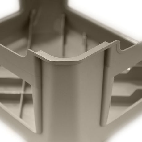 Butaco Rimax Beige 41.5x23.7cm sin Espaldar y sin Apoya Brazos - SILLAS Y BUTACOS | Bylmo