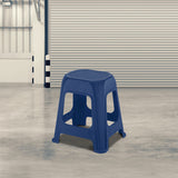 Butaco Rimax Azul Navy 41.5x46.2cm sin Espaldar y sin Apoya Brazos - SILLAS Y BUTACOS | Bylmo