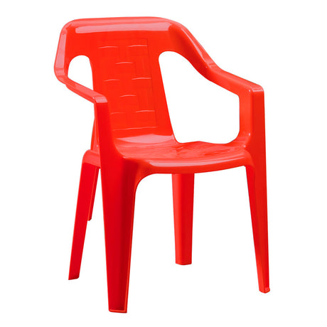 Silla Infantil Rimax Estrella Rojo 38x53.5cm con Espaldor y con Apoya Brazos - SILLAS Y BUTACOS | Bylmo