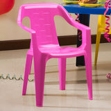 Silla Infantil Rimax Estrella Rosado Fuerte 38x53.5cm con Espaldor y con Apoya Brazos - SILLAS Y BUTACOS | Bylmo