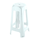 Butaco Rimax Blanco 38.5x69.5cm sin Espaldar y sin Apoya Brazos - SILLAS Y BUTACOS | Bylmo