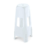 Butaco Rimax Blanco 38.5x69.5cm sin Espaldar y sin Apoya Brazos - SILLAS Y BUTACOS | Bylmo