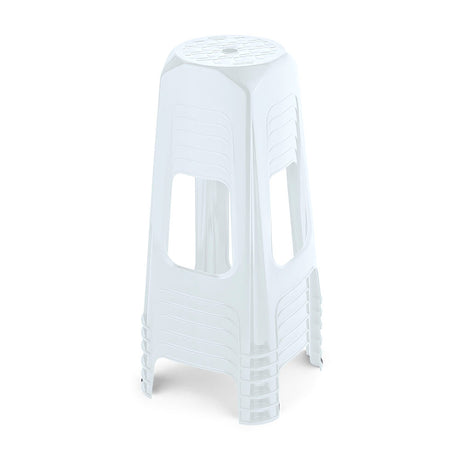 Butaco Rimax Blanco 38.5x69.5cm sin Espaldar y sin Apoya Brazos - SILLAS Y BUTACOS | Bylmo