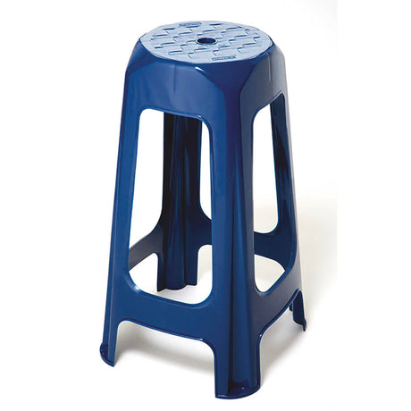 Butaco Rimax Azul Navy 38.5x69.5cm sin Espaldar y sin Apoya Brazos - SILLAS Y BUTACOS | Bylmo