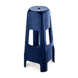 Butaco Rimax Azul Navy 38.5x69.5cm sin Espaldar y sin Apoya Brazos - SILLAS Y BUTACOS | Bylmo