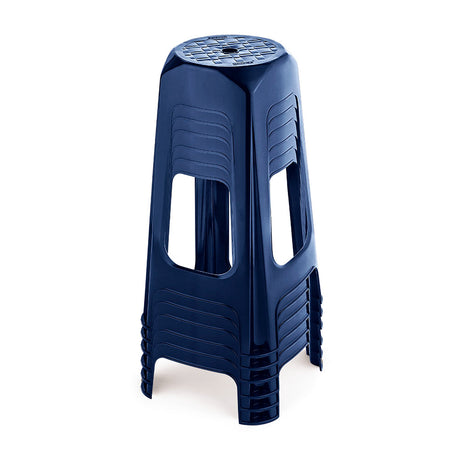 Butaco Rimax Azul Navy 38.5x69.5cm sin Espaldar y sin Apoya Brazos - SILLAS Y BUTACOS | Bylmo