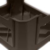 Butaco Rimax Wengue 41.5x23.7cm sin Espaldar y sin Apoya Brazos - SILLAS Y BUTACOS | Bylmo