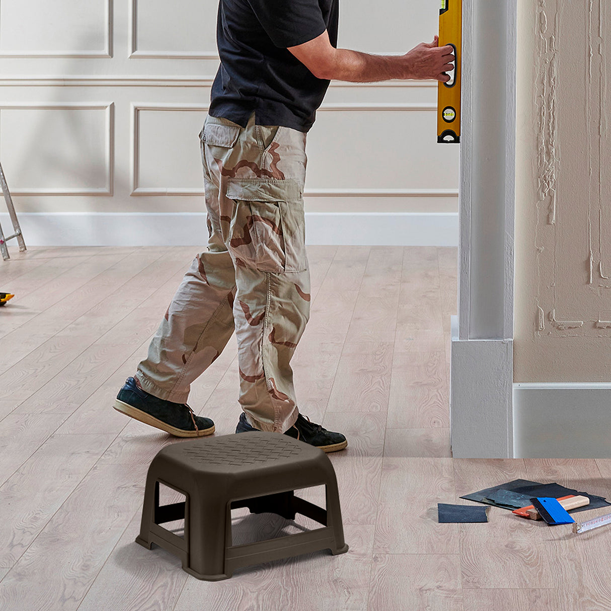 Butaco Rimax Wengue 41.5x23.7cm sin Espaldar y sin Apoya Brazos - SILLAS Y BUTACOS | Bylmo