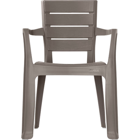 Silla Barú Moca 58x82.5cm con Espaldar y con Apoya Brazos - SILLAS Y BUTACOS | Bylmo