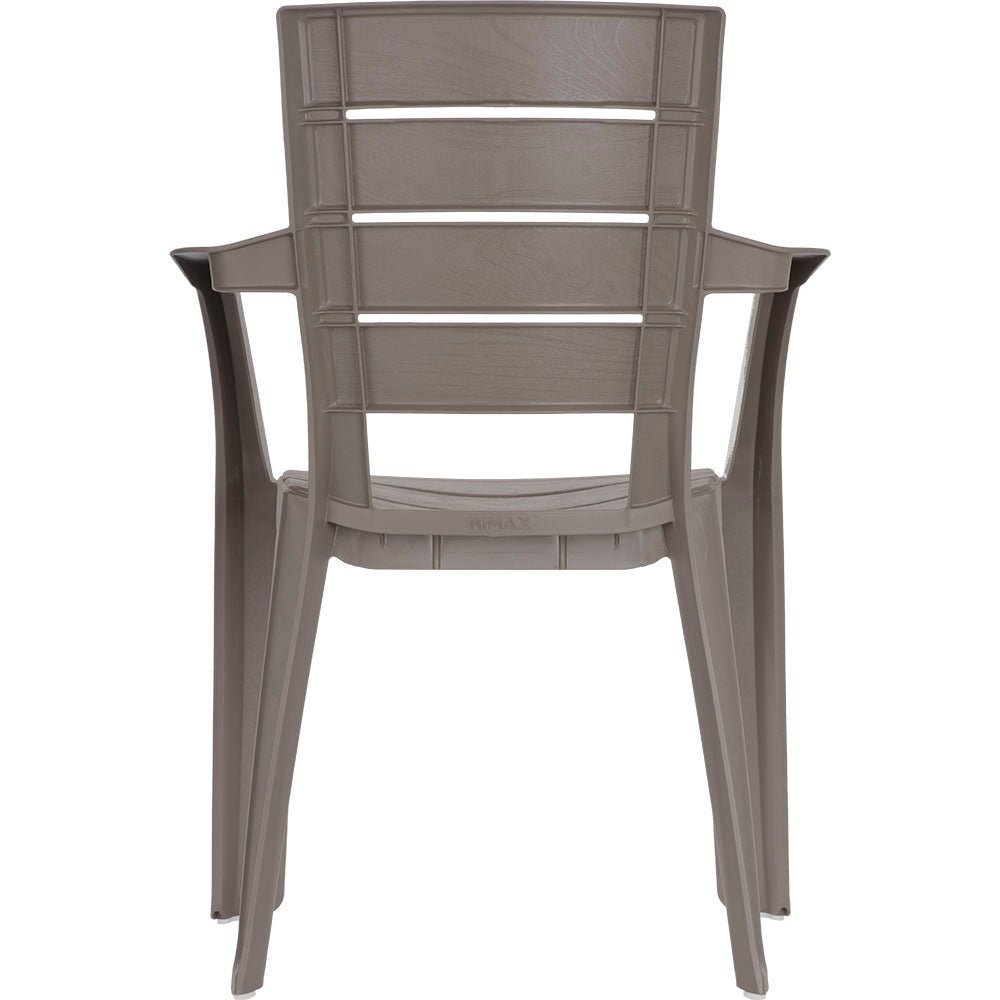 Silla Barú Moca 58x82.5cm con Espaldar y con Apoya Brazos - SILLAS Y BUTACOS | Bylmo