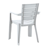 Silla Barú Gris Hielo 58x82.5cm con Espaldar y con Apoya Brazos - SILLAS Y BUTACOS | Bylmo