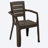 Silla Barú Wengue 58x82.5cm con Espaldar y con Apoya Brazos - SILLAS Y BUTACOS | Bylmo