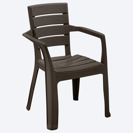 Silla Barú Wengue 58x82.5cm con Espaldar y con Apoya Brazos - SILLAS Y BUTACOS | Bylmo