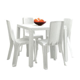 Silla Eterna Blanco Arena 57.5x86.5cm con Espaldar y sin Apoya Brazos - SILLAS Y BUTACOS | Bylmo