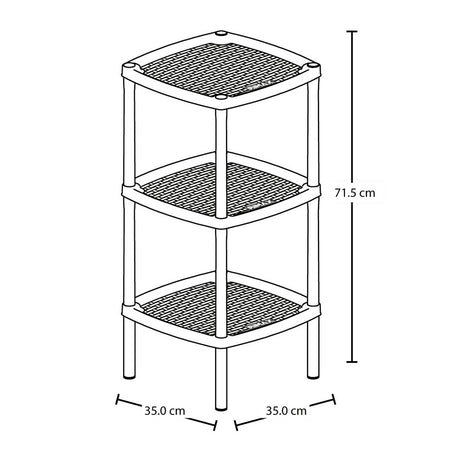 Mesa Multiusos Rimax Moca 35x71.5cm Cuadrado - MESAS AUXILIARES | Bylmo