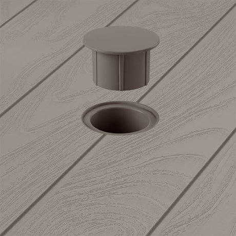 Mesa Auxiliar Rimax Barú Moca 75.3x73.5cm Cuadrado - MESAS AUXILIARES | Bylmo