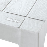 Mesa Auxiliar Rimax Barú Gris Hielo 75.3x73.5cm Cuadrado - MESAS AUXILIARES | Bylmo