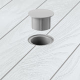 Mesa Auxiliar Rimax Barú Gris Hielo 75.3x73.5cm Cuadrado - MESAS AUXILIARES | Bylmo