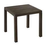 Mesa Auxiliar Rimax Barú Wengue 75.3x73.5cm Cuadrado - MESAS AUXILIARES | Bylmo