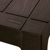 Mesa Auxiliar Rimax Barú Wengue 75.3x73.5cm Cuadrado - MESAS AUXILIARES | Bylmo