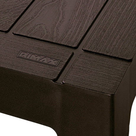 Mesa Auxiliar Rimax Barú Wengue 75.3x73.5cm Cuadrado - MESAS AUXILIARES | Bylmo