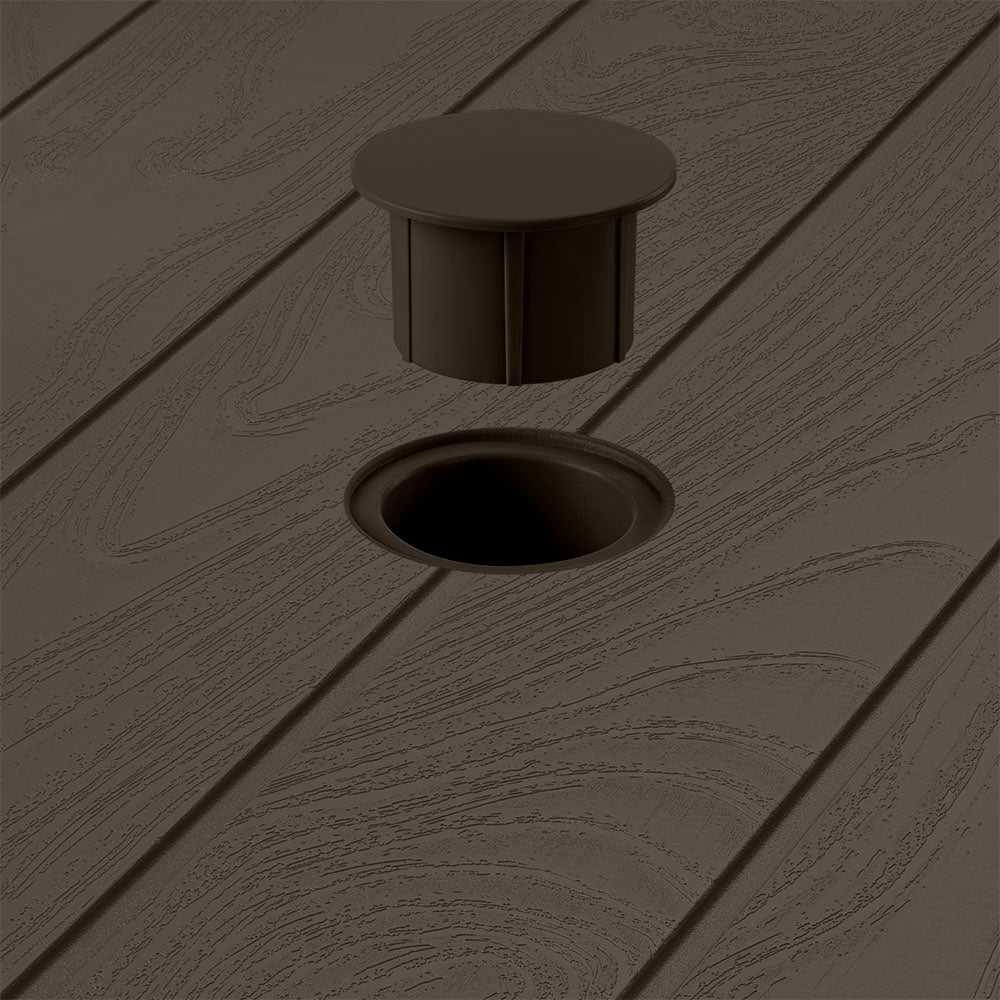 Mesa Auxiliar Rimax Barú Wengue 75.3x73.5cm Cuadrado - MESAS AUXILIARES | Bylmo