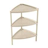 Mesa Multiusos Rimax Shia Taupe 37.5x77cm Triangular - MESAS AUXILIARES | Bylmo