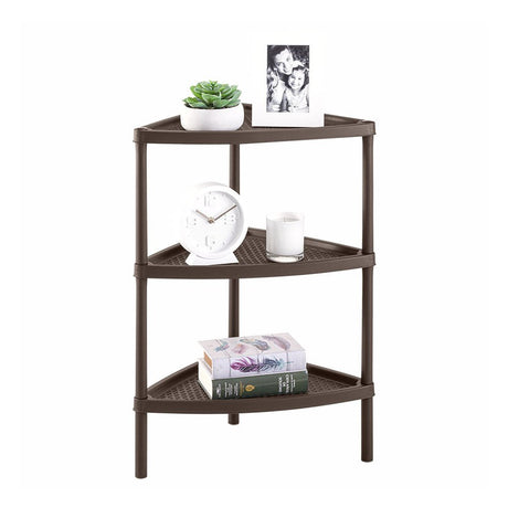 Mesa Multiusos Rimax Shia Moca 37.5x77cm Triangular - MESAS AUXILIARES | Bylmo